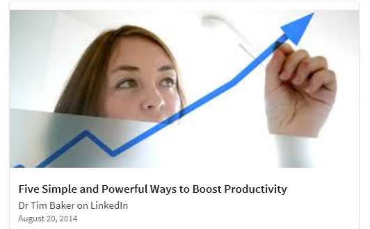 Five Sample and Powerful Ways to Boost Productivity